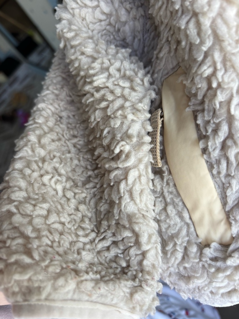 Patagonia Kids Cream Sherpa Jacket - Picture 6 of 7